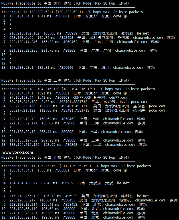 IPRaft日本原生IP双ISP VPS移动回程路由