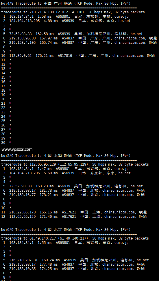 IPRaft日本原生IP双ISP VPS联通回程路由