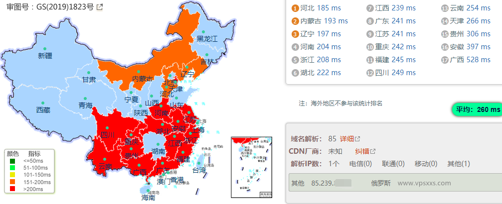 AlexHost摩尔多瓦抗投诉VPS国内ping