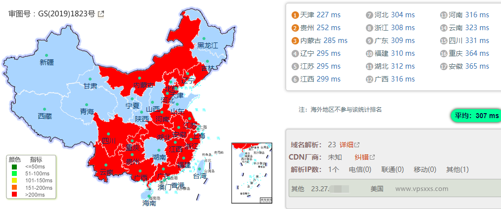 Evoxt波兰VPS国内ping