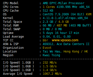 Evoxt香港VPS测评：移动往返直连延迟低，看视频9万+速度，电信联通也基本直连但不稳定