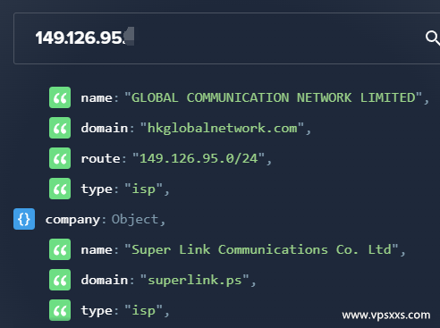 IPRaft香港大硬盘VPS ipinfo.io是否住宅IP检测