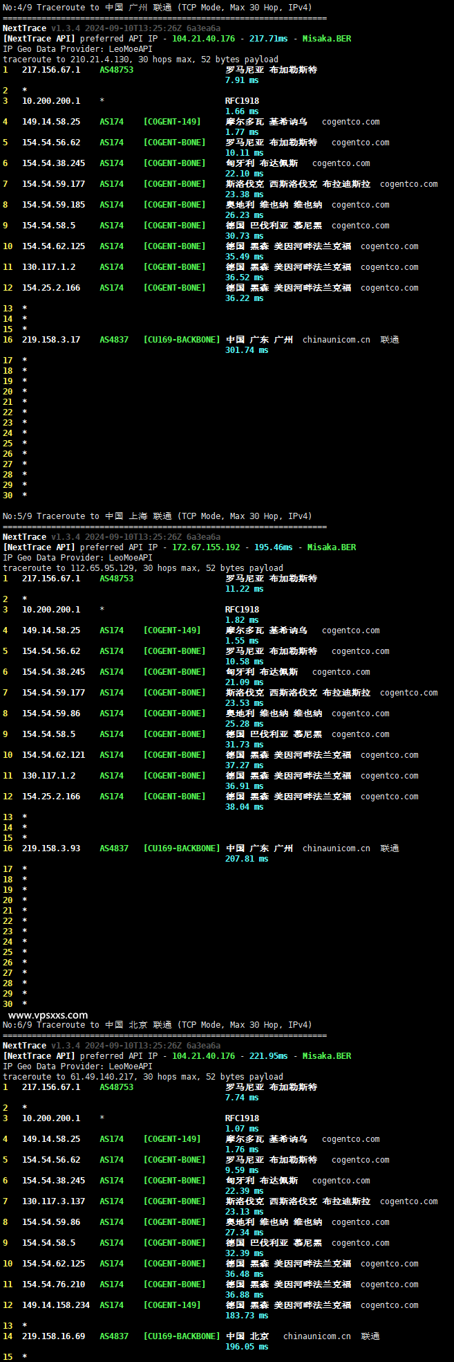 Ava.Hosting摩尔多瓦抗投诉VPS联通回程路由