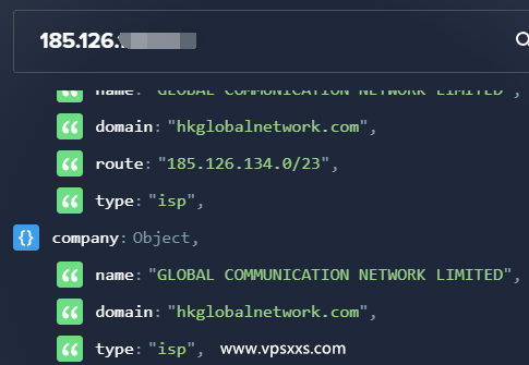 IPRaft越南双ISP VPS ipinfo.io是否住宅ip检测