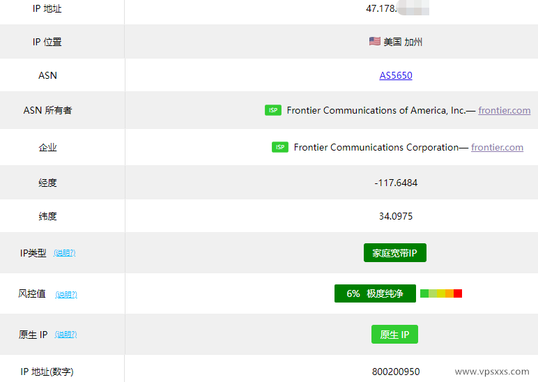 丽萨主机美国真家宽VPSping0.cc检测