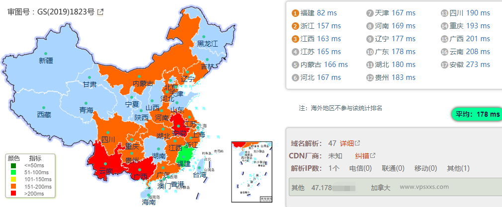 丽萨主机美国真家宽VPS国内ping