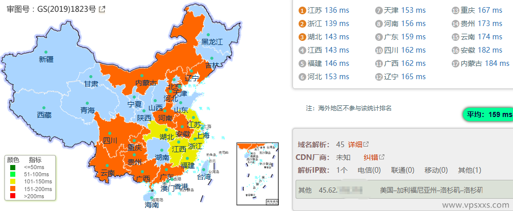 搬瓦工dc99机房VPS国内ping