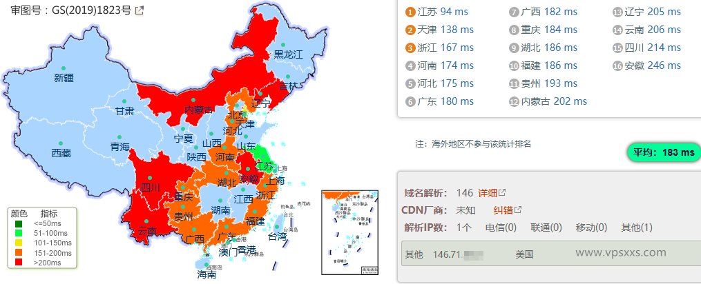 SoftShellWeb美国盐湖城VPS国内ping